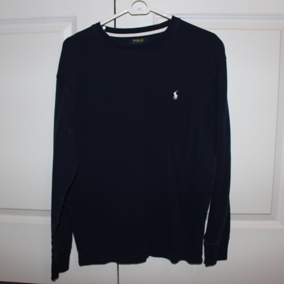 Navy Blue Polo Thermal - Picture 1 of 5
